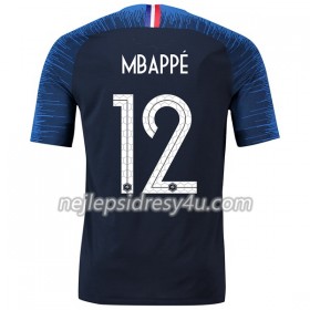 Fotbalový Dres Francie Mbappe 12 Domácí MS 2018